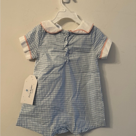 Nwt Peter Rabbit Smocked Romper size 6 months - Picture 2 of 3